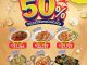 Promo D’Cost Menu Favorit Diskon 50% tanpa minimum pembelian khusus dine in