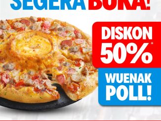Promo Domino’s Kupang Jaya Opening Diskon 50% untuk semua pizza saat hari pembukaan