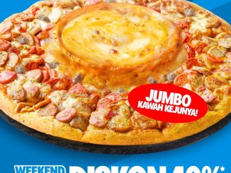 Promo Domino’s Weekend Deals Diskon 40% untuk Any Pizza Sultan L dan Pie Pizza M
