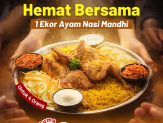 Promo Emado’s 1 Ekor Ayam Nasi Mandhi Rp. 99.000 untuk porsi 4 orang