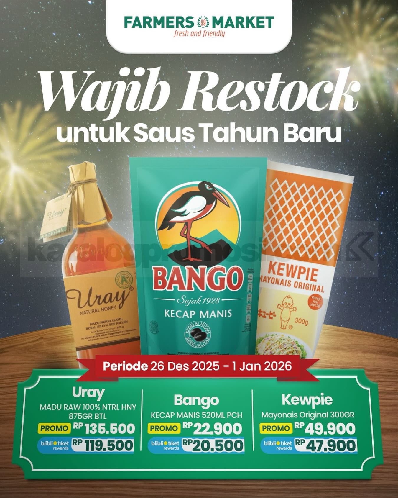 Promo Farmers Market BBQ Akhir Tahun 26 Desember 2025 – 1 Januari 2026 Promo Farmers Market BBQ Akhir Tahun 26 Desember 2025 – 1 Januari 2026 3