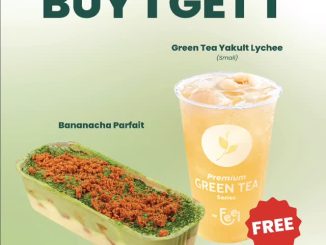 Promo Feel Matcha Buy 1 Get 1 Bananacha Parfait Green Tea Yakult Lychee