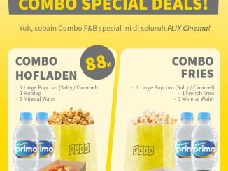 Promo FLIX Cinema Combo Special Deals mulai Rp. 88.000 dengan popcorn dan snack