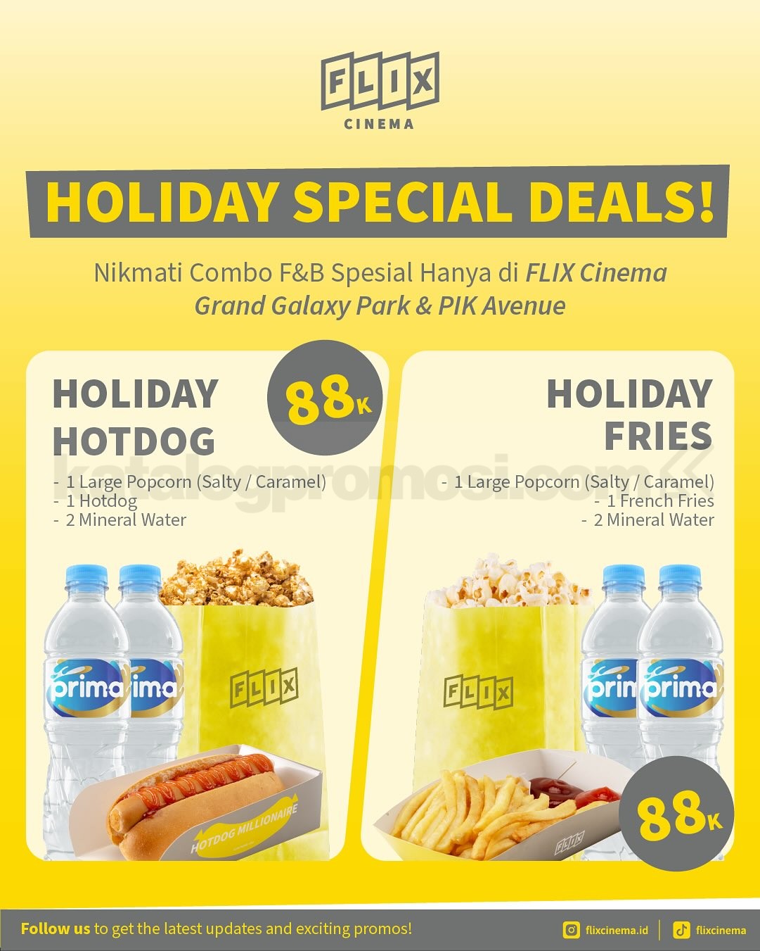 Promo FLIX Cinema Holiday Combo mulai Rp. 88.000 Promo FLIX Cinema Holiday Combo mulai Rp. 88.000 1