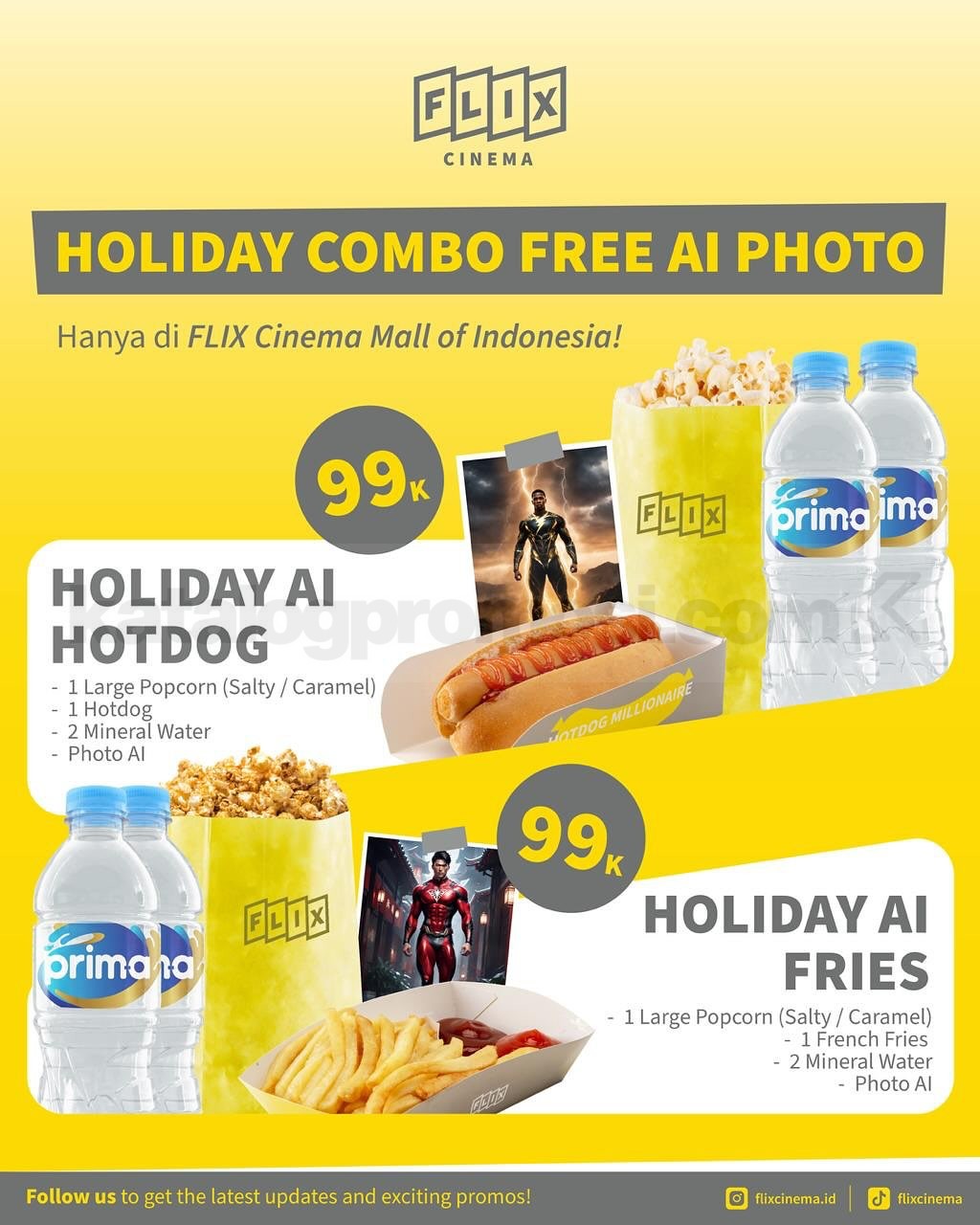 Promo FLIX Cinema Holiday Combo mulai Rp. 88.000 Promo FLIX Cinema Holiday Combo mulai Rp. 88.000 2
