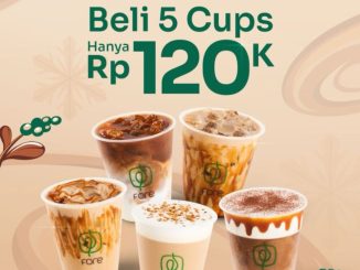 Promo Fore Coffee 12.12 Beli 5 Cups Rp. 120.000 15