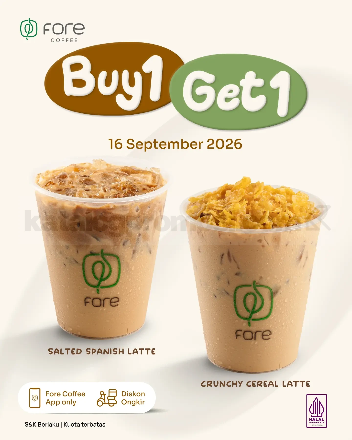 Promo Fore Coffee NEW Latte Buy 1 Get 1 Promo Fore Coffee NEW Latte Buy 1 Get 1 3