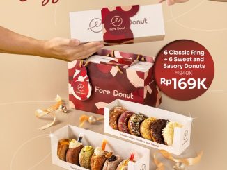 Promo FORE DONUT Box of Joyful Bites Rp. 169.000 isi 12 donut varian manis dan gurih