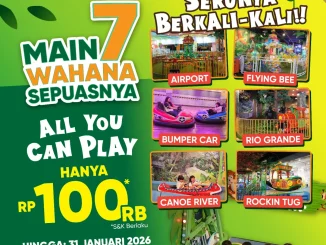 Promo Funworld Adventure All You Can Play Rp. 100.000 di ITC Cempaka Mas