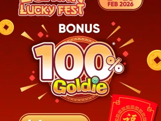 Promo Funworld Lunar Lucky Fest Bonus 100% Goldie dan Lucky Angpao Februari 2026