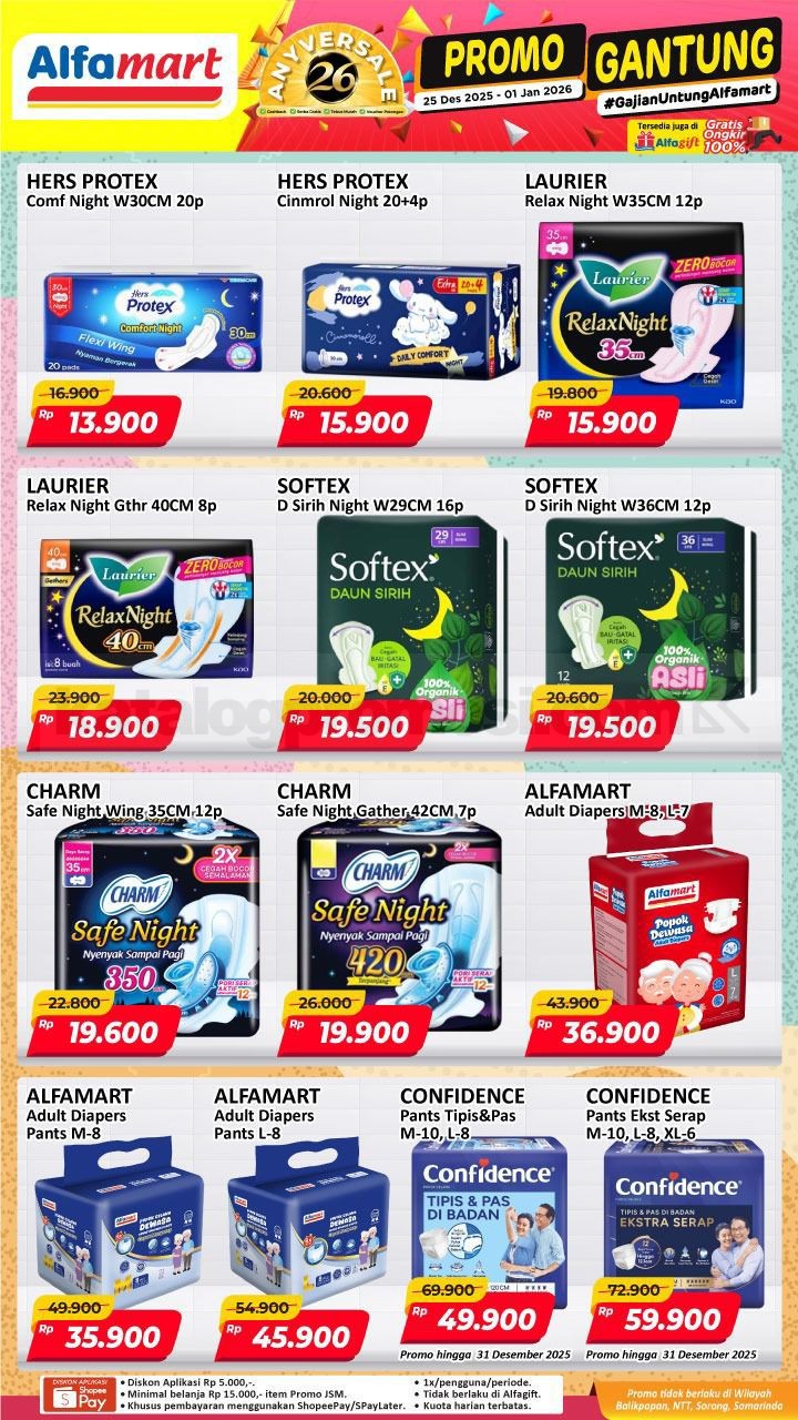 Promo GANTUNG ALFAMART / GAJIAN UNTUNG 25 Desember - 01 Januari 2025 Promo GANTUNG ALFAMART / GAJIAN UNTUNG 25 Desember - 01 Januari 2025 10