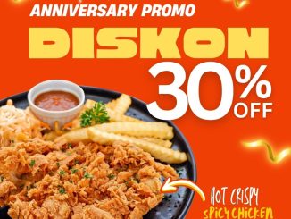 Promo GiggleBox 16th Anniversary Diskon 30% untuk Hot Crispy Spicy Chicken