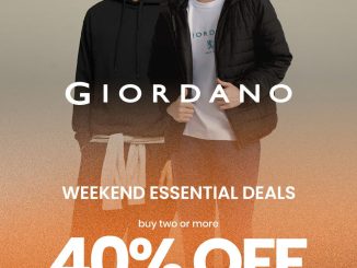 Promo Giordano Weekend Essential Deals Diskon Hingga 40%