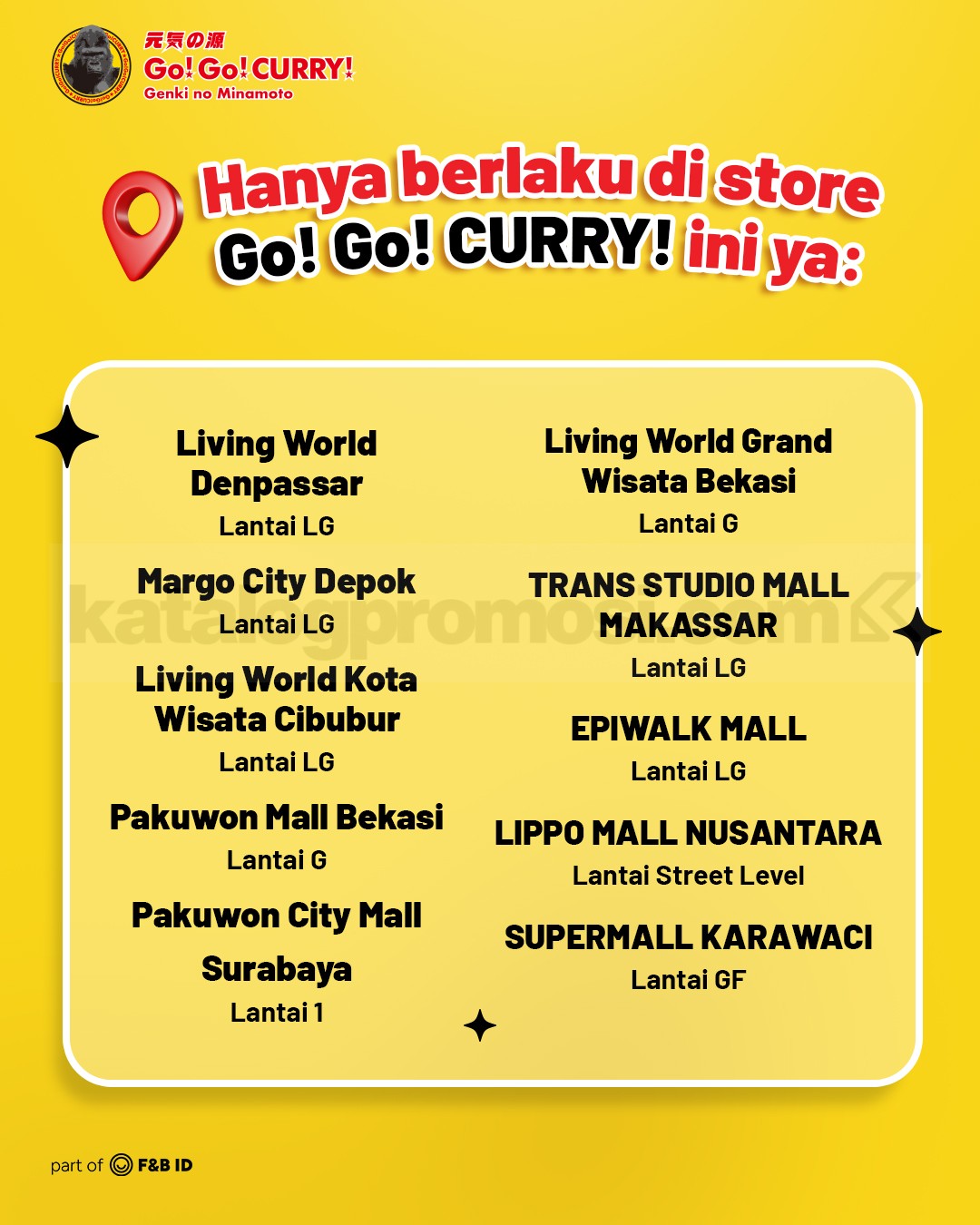 Promo Go! Go! CURRY Power Lunch Bundle Rp. 60.000 Promo Go! Go! CURRY Power Lunch Bundle Rp. 60.000 2