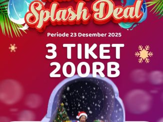 Promo Go! Wet Nataru Mid Season Splash Deal 3 Tiket Rp. 200.000 seharian seru-seruan di waterpark Bekasi