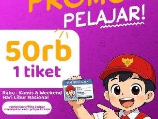 Promo Go! Wet Spesial Pelajar Tiket Rp. 50.000 untuk main seharian dengan kartu pelajar