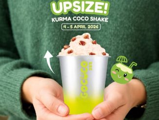 Promo Gococo Easter Deals Kurma Coco Shake Free Upsize periode April 2026
