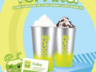 Promo GOCOCO ID Card Gratis Topping dengan beli 2cCoco Shake R setiap Senin–Jumat