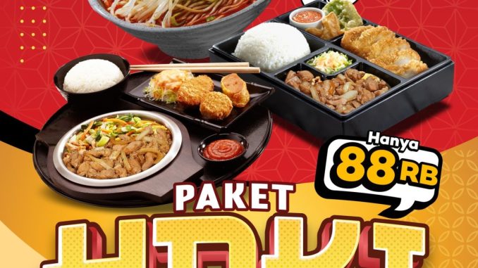 Promo GOKANA Paket HOKI Makan Berdua Rp. 88 ribu dengan menu Jepang lengkap