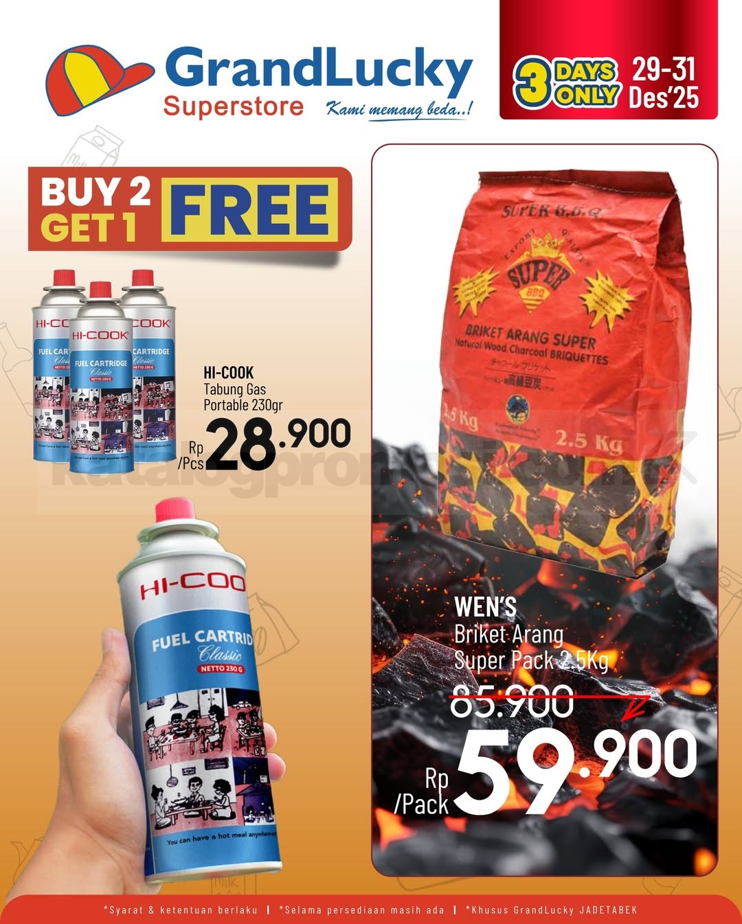 Promo GrandLucky Year-End Deals Diskon Hingga 40% Promo GrandLucky Year-End Deals Diskon Hingga 40% 9