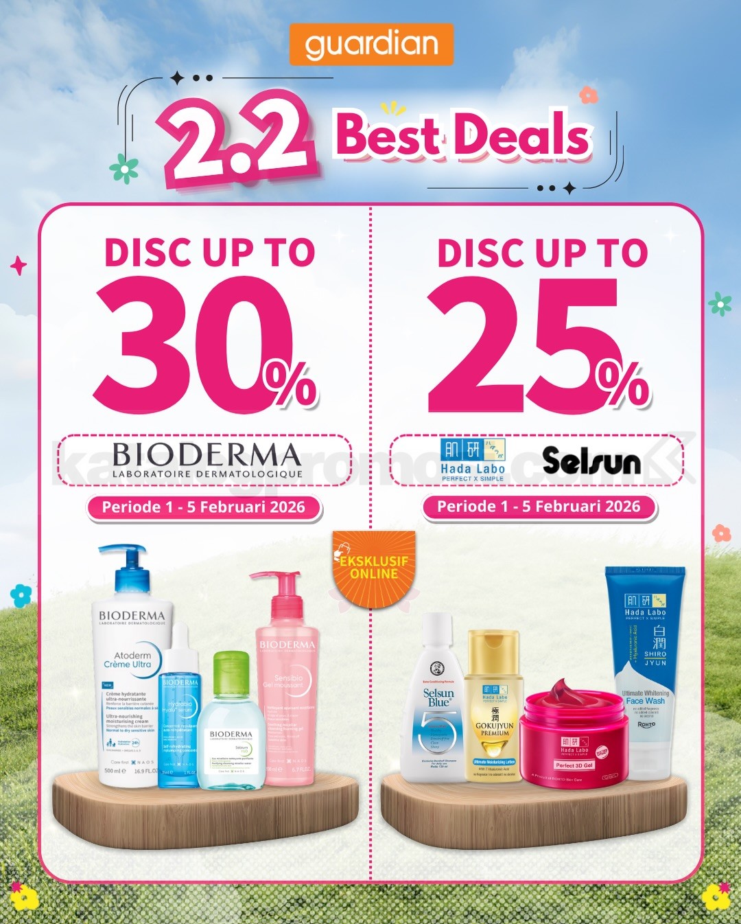 Promo Guardian 2.2 Best Deals Produk Kecantikan Diskon hingga 50% Promo Guardian 2.2 Best Deals Produk Kecantikan Diskon hingga 50% 3
