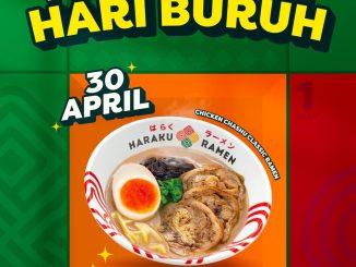 Promo HARAKU RAMEN Hari Buruh Paket Rahmat Mulai Rp. 25.000 dengan menu ramen dan donburi plus ocha refill