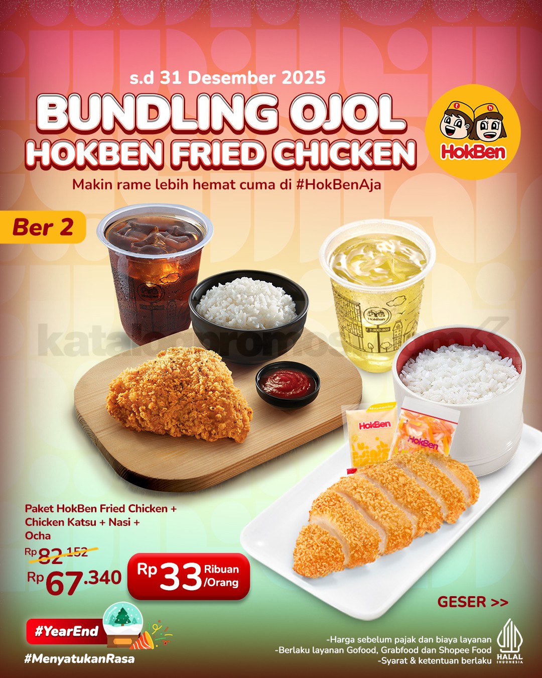Promo HokBen Bundling Fried Chicken Mulai Rp. 33.000 Promo HokBen Bundling Fried Chicken Mulai Rp. 33.000 1