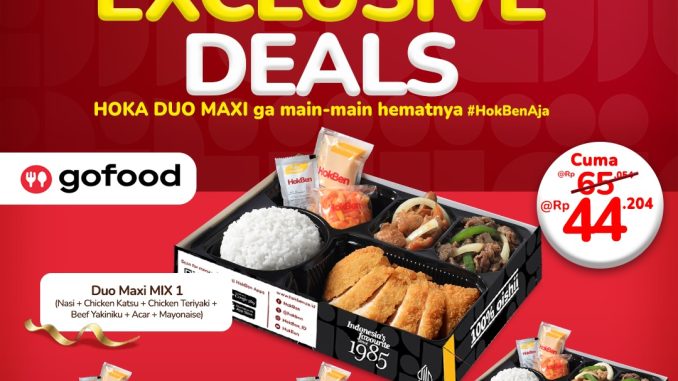 Promo HokBen Exclusive Deals diskon hingga 35% berlaku selama bulan April 2026
