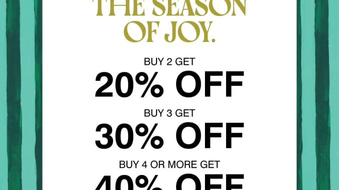 Promo HUSH PUPPIES Season of Joy diskon hingga 40% dengan skema beli banyak lebih hemat