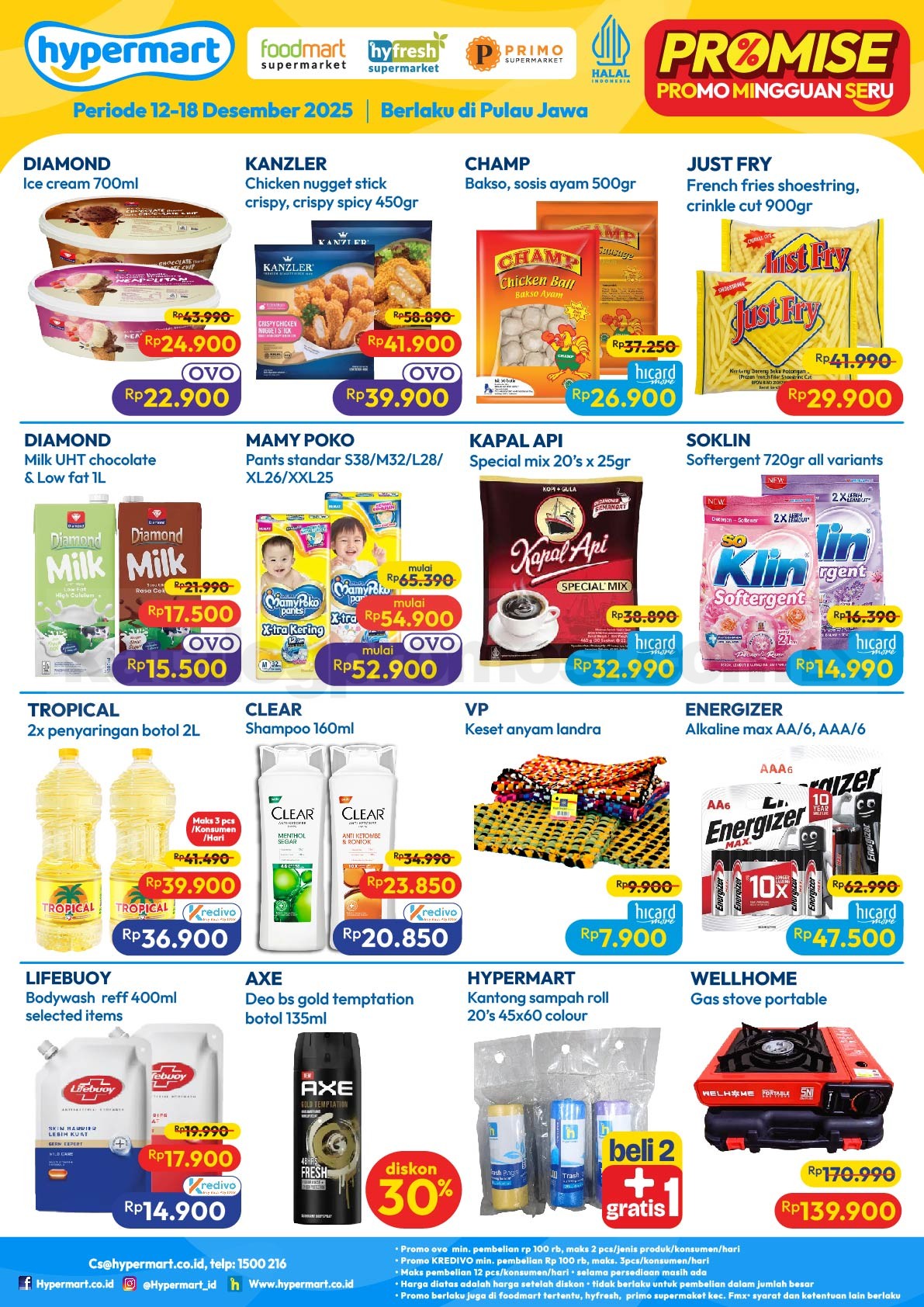 Promo HYPERMART WEEKDAY 15-18 DESEMBER 2025 Promo HYPERMART WEEKDAY 15-18 DESEMBER 2025 2