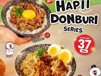 Promo Ichiban Sushi NEW! Hapii Donburi Series mulai Rp. 30.000 dengan pilihan menu donburi praktis