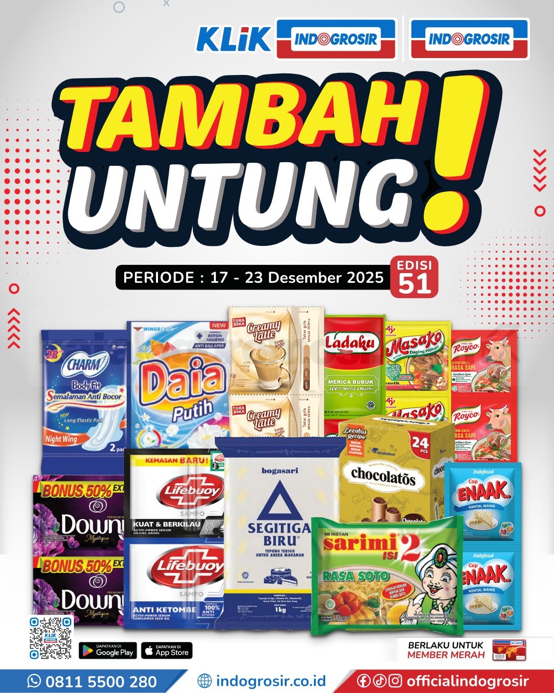 Promo Indogrosir TAMBAH UNTUNG 17-23 Desember 2025 Promo Indogrosir TAMBAH UNTUNG 17-23 Desember 2025 1