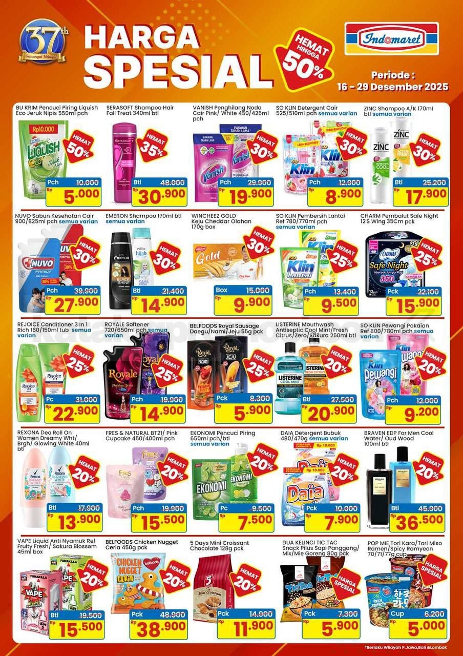 Promo Indomaret Harga Spesial Diskon hingga 50% Promo Indomaret Harga Spesial Diskon hingga 50% 1