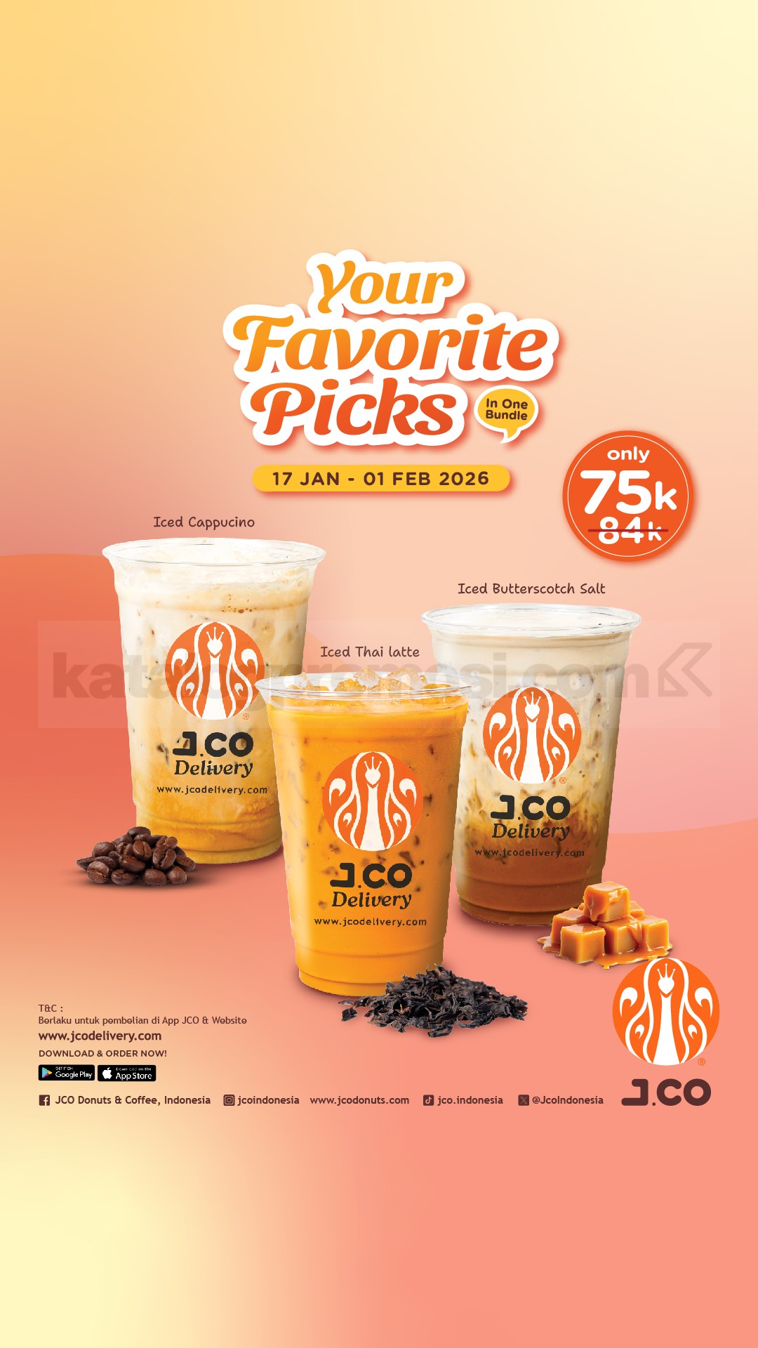 Promo JCO Your Favorite Picks In One Bundle mulai Rp. 55.000 Promo JCO Your Favorite Picks In One Bundle mulai Rp. 55.000 1