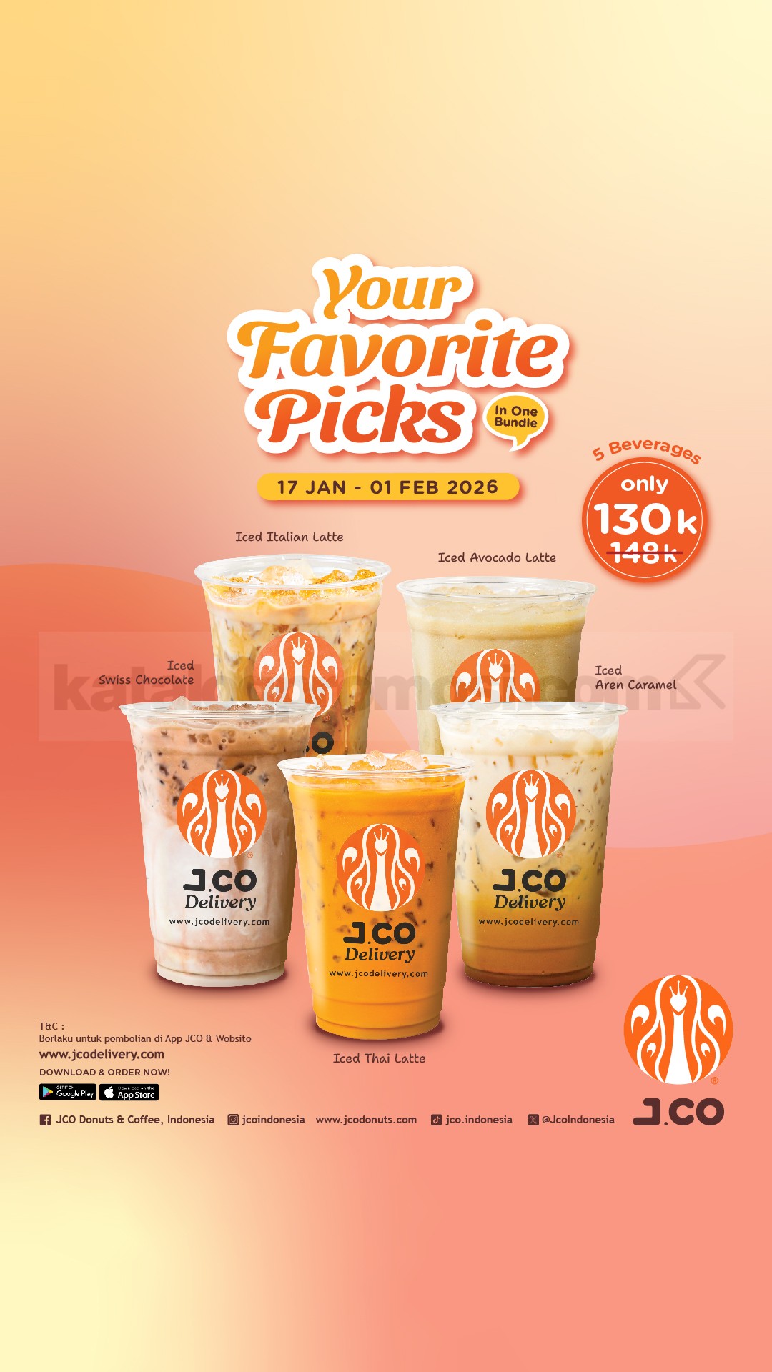 Promo JCO Your Favorite Picks In One Bundle mulai Rp. 55.000 Promo JCO Your Favorite Picks In One Bundle mulai Rp. 55.000 2