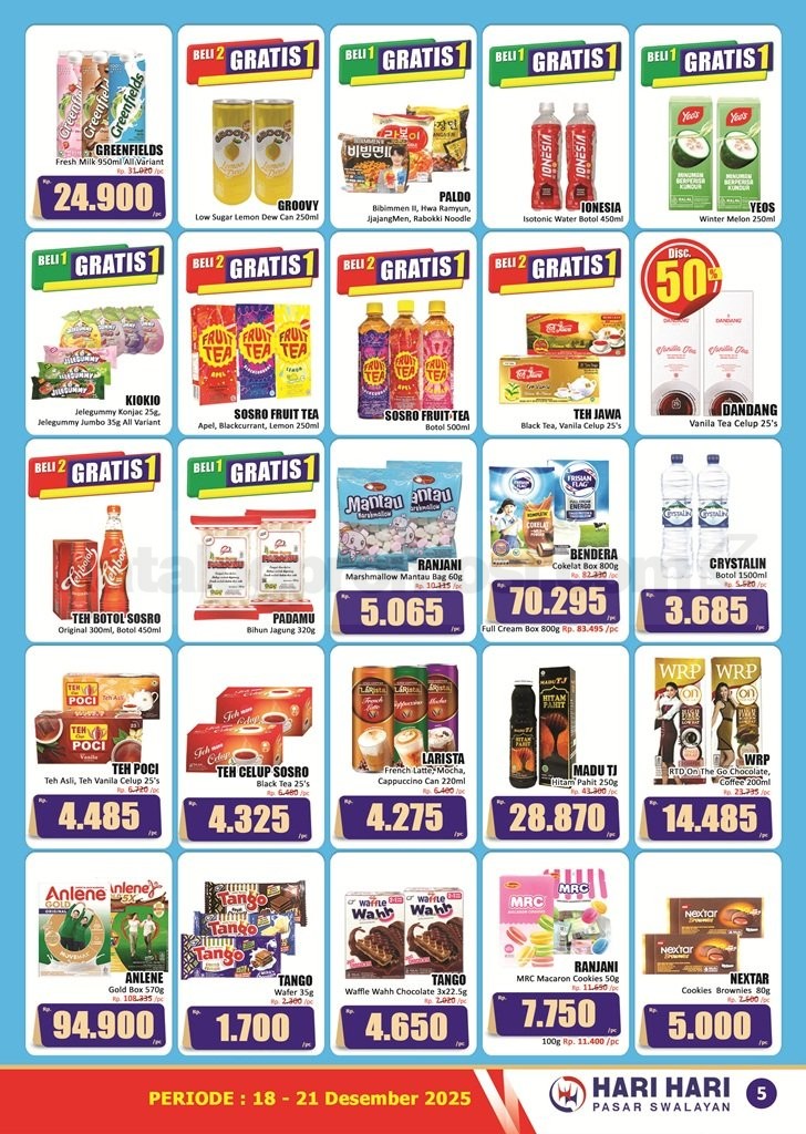 Promo JSM Hari Hari Swalayan 18-21 Desember 2025 Promo JSM Hari Hari Swalayan 18-21 Desember 2025 5