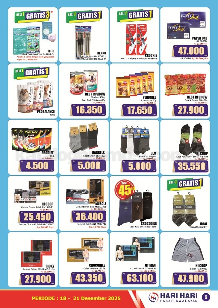 Promo JSM Hari Hari Swalayan 18-21 Desember 2025 Promo JSM Hari Hari Swalayan 18-21 Desember 2025 9