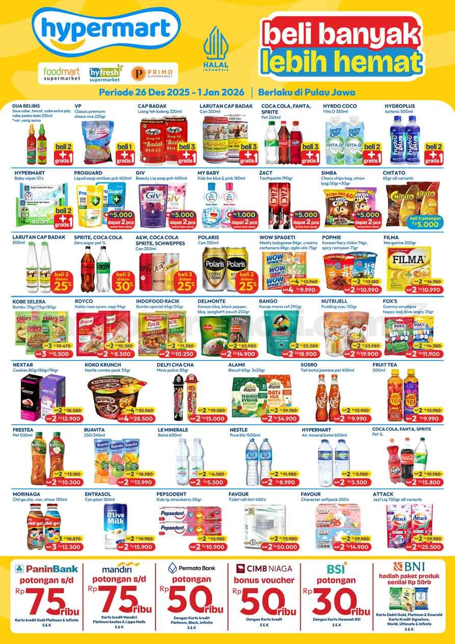 PROMO JSM HYPERMART 26 DESEMBER - 01 JANUARI 2026 PROMO JSM HYPERMART 26 DESEMBER - 01 JANUARI 2026 12