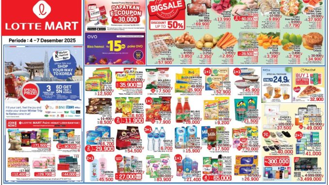Promo JSM LOTTEMART WEEKEND 04-07 Desember 2025