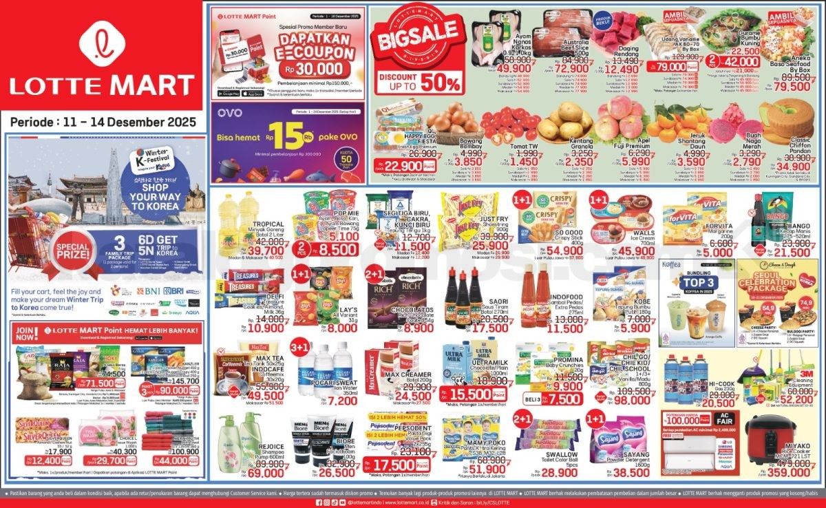 Promo JSM LOTTEMART WEEKEND 11-14 Desember 2025 Promo JSM LOTTEMART WEEKEND 11-14 Desember 2025 1
