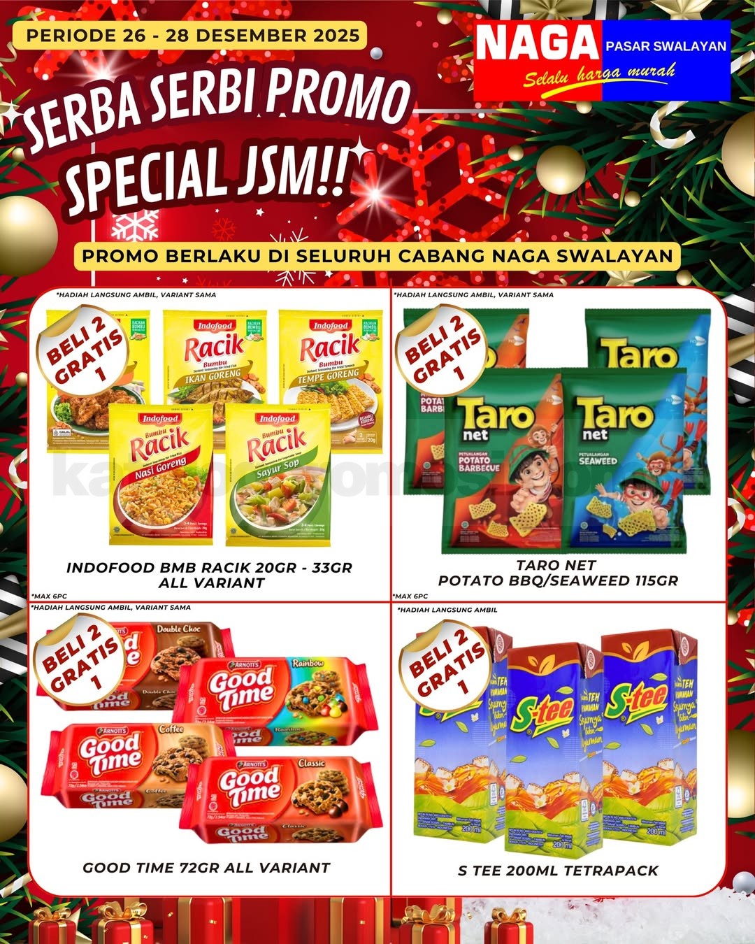 Promo JSM Naga Swalayan Weekend 26-28 Desember 2025 Promo JSM Naga Swalayan Weekend 26-28 Desember 2025 1