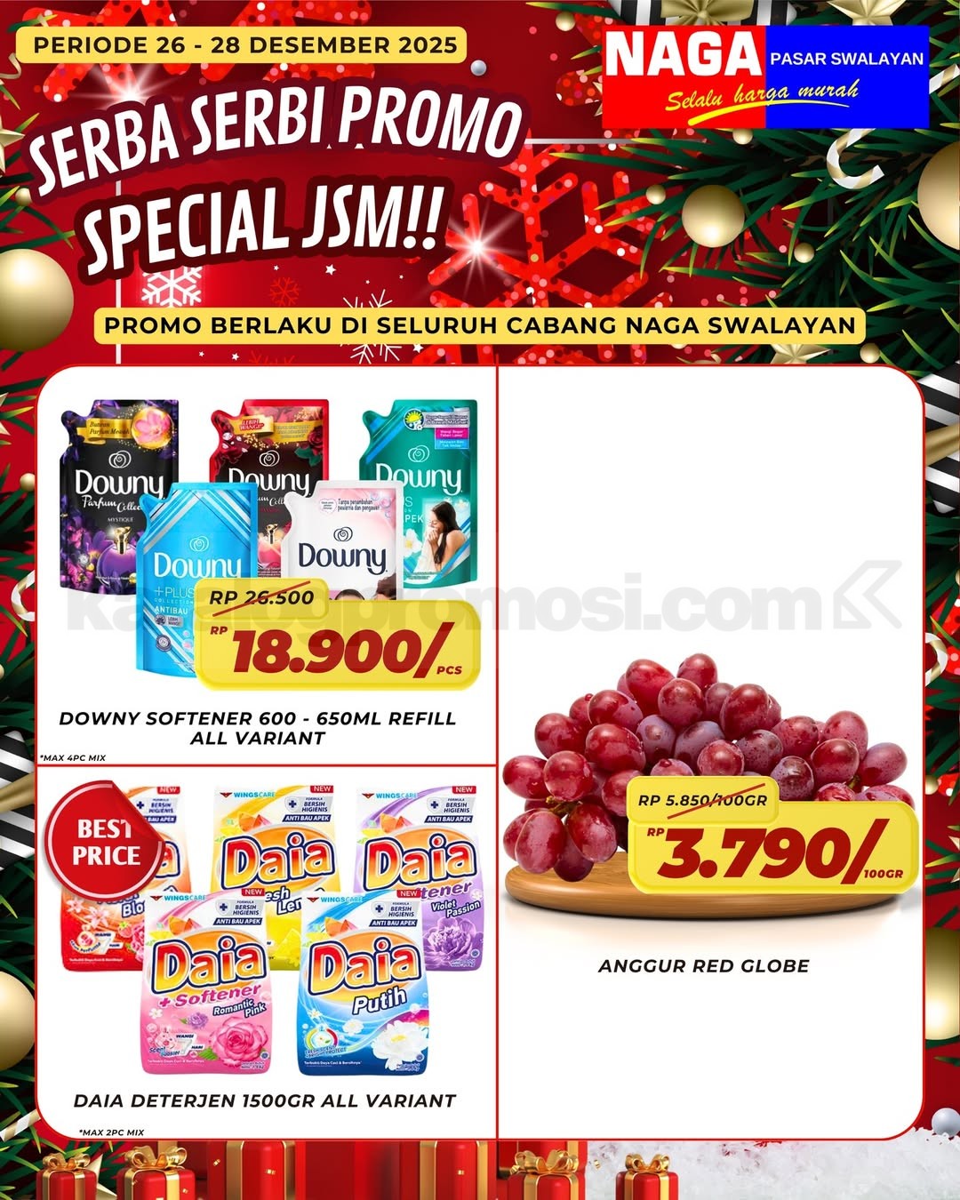 Promo JSM Naga Swalayan Weekend 26-28 Desember 2025 Promo JSM Naga Swalayan Weekend 26-28 Desember 2025 3
