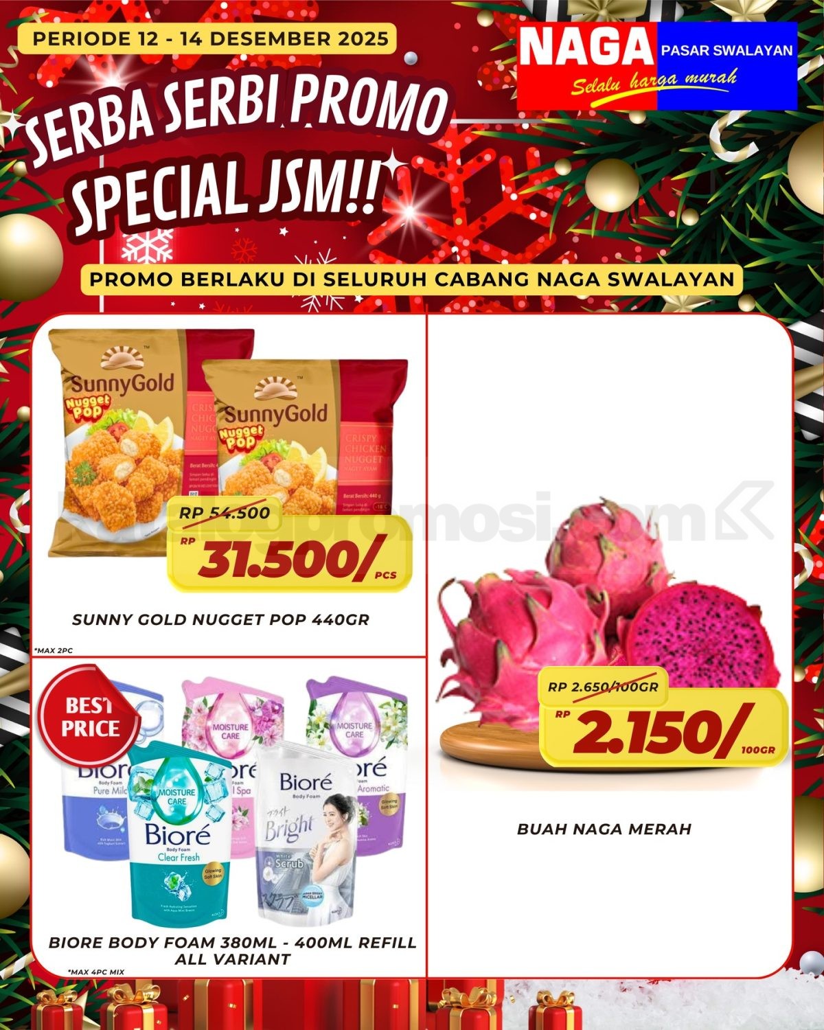 Promo JSM Naga Swalayan Weekend 12-14 Desember 2025 Promo JSM Naga Swalayan Weekend 12-14 Desember 2025 3