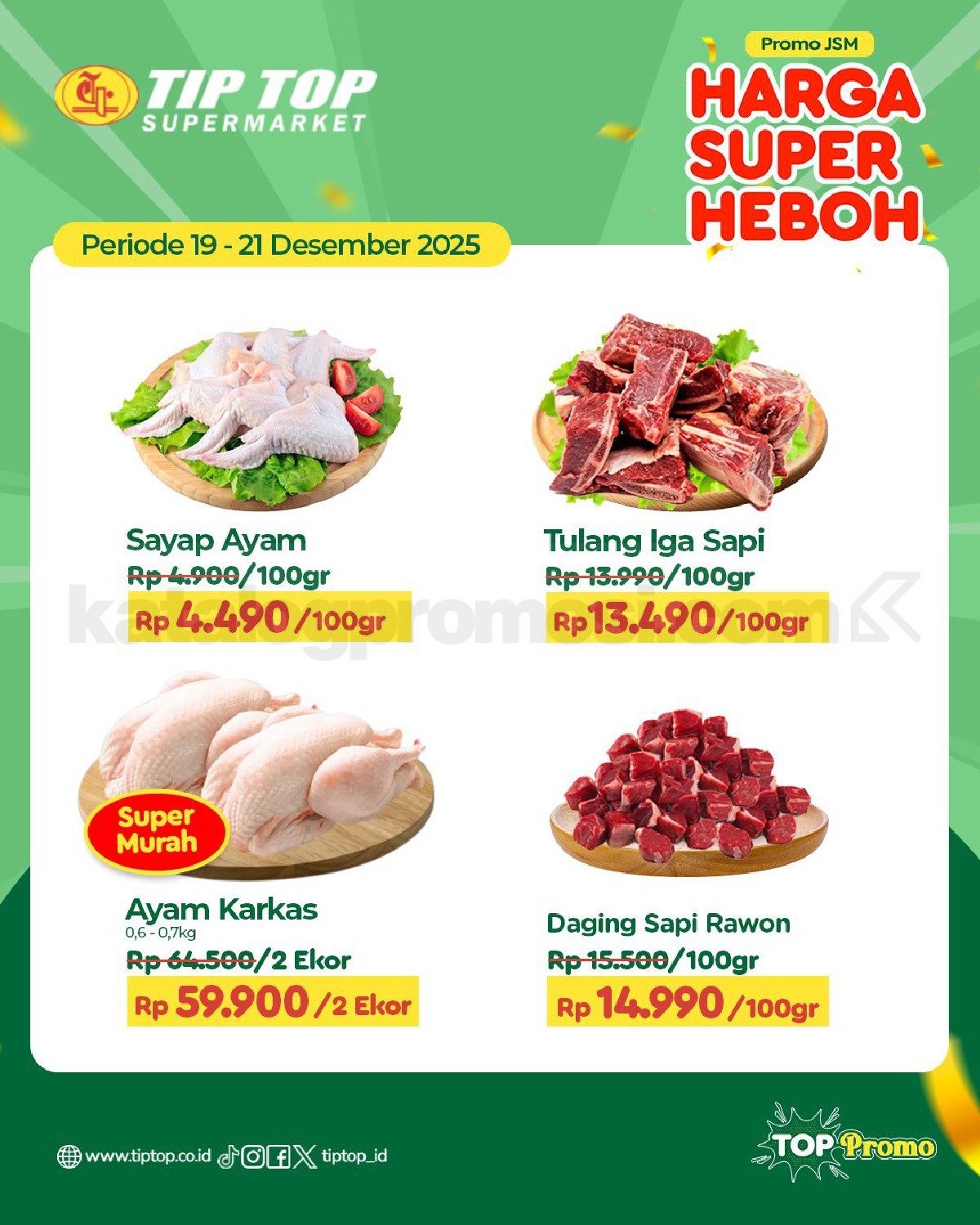 Promo JSM TIP TOP Supermarket Minggu ini 19-21 Desember 2025 Promo JSM TIP TOP Supermarket Minggu ini 19-21 Desember 2025 3