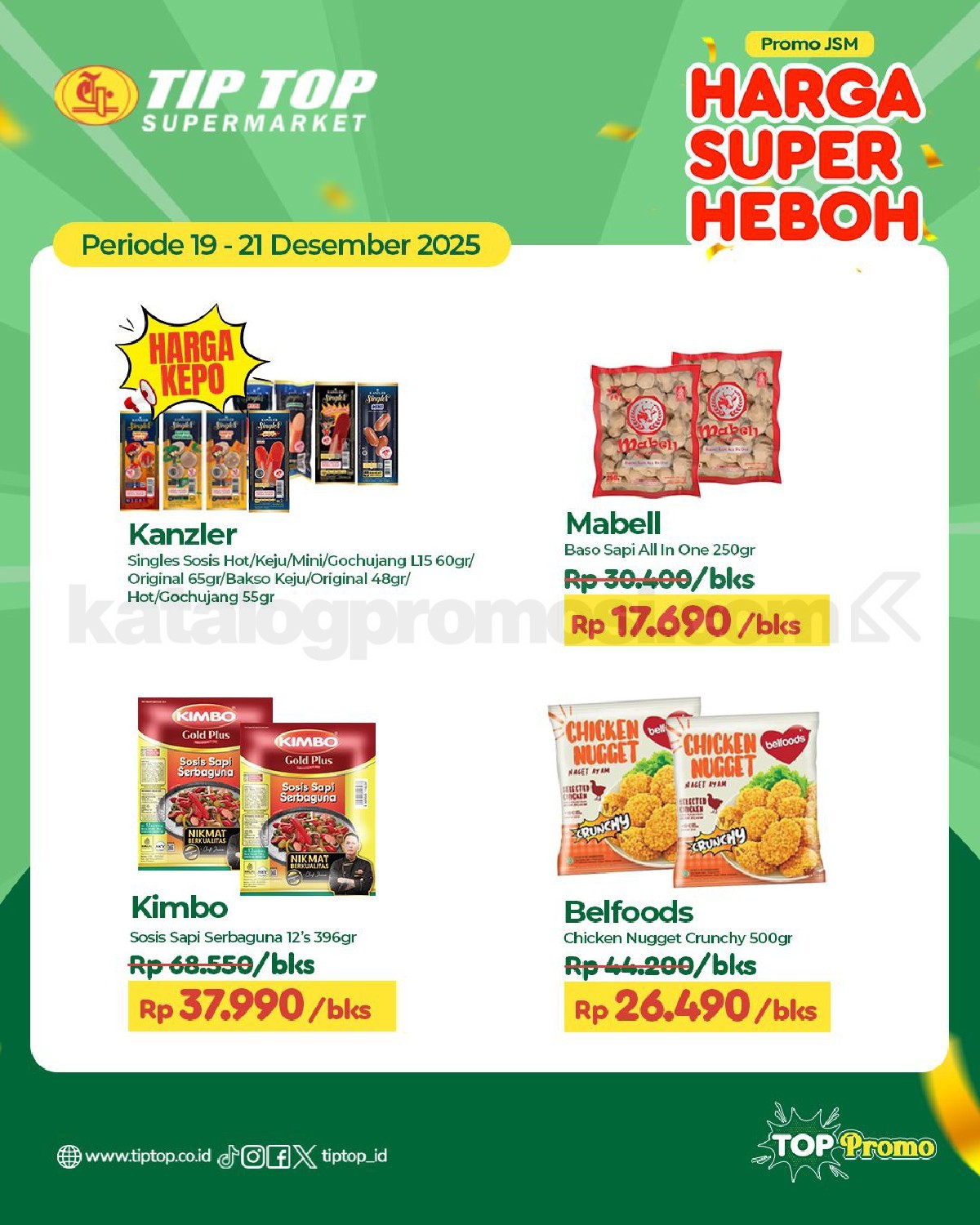 Promo JSM TIP TOP Supermarket Minggu ini 19-21 Desember 2025 Promo JSM TIP TOP Supermarket Minggu ini 19-21 Desember 2025 4