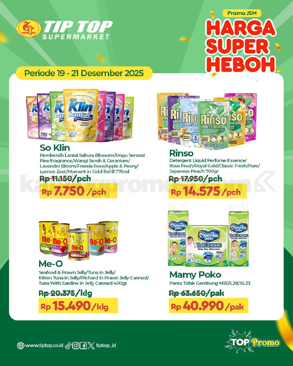 Promo JSM TIP TOP Supermarket Minggu ini 19-21 Desember 2025 Promo JSM TIP TOP Supermarket Minggu ini 19-21 Desember 2025 8