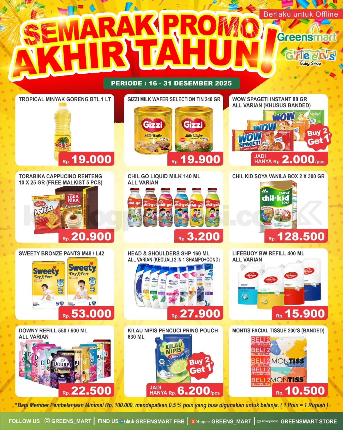 Promo JSM WEEKLY GREENSMART 16-31 Desember 2025 Promo JSM WEEKLY GREENSMART 16-31 Desember 2025 1