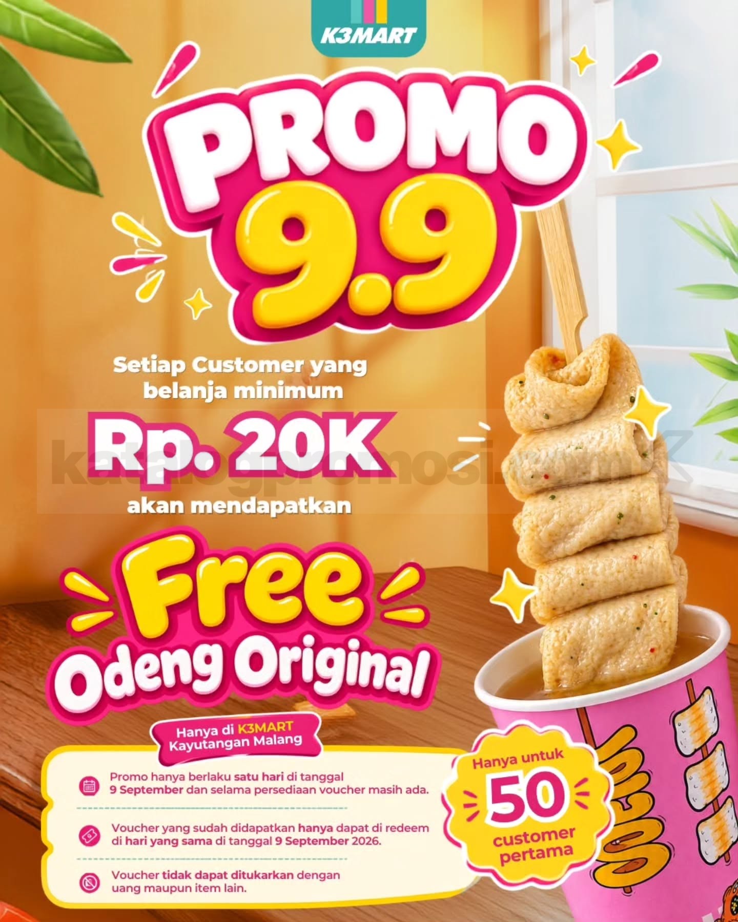 Promo K3MART Spesial 9.9 Buy 1 Get 1 Promo K3MART Spesial 9.9 Buy 1 Get 1 1