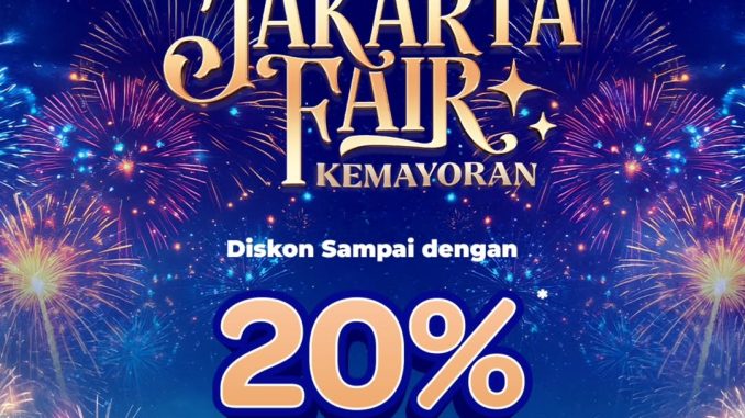 Promo KAI Jakarta Fair Kemayoran Diskon Tiket hingga 20% untuk kereta eksekutif komersial