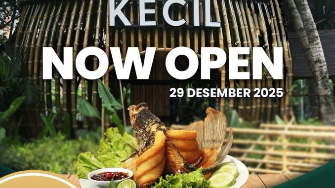 Promo Kampung Kecil Baywalk Mall Opening Diskon 20% satu hari di Garden Barat
